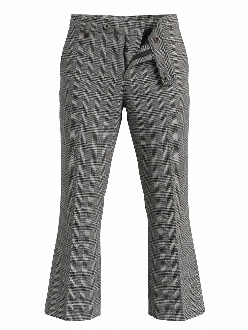 Ralph Lauren Black and White Houndstooth Trousers Buisiness Cottagecore Plaid